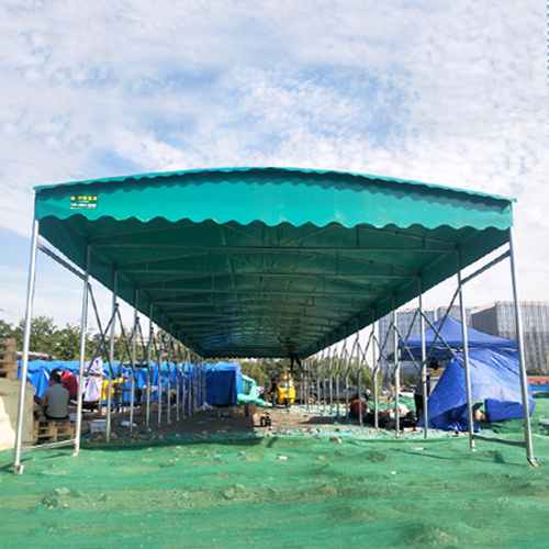 江门市专业定制推拉雨棚活动折叠雨棚大排档帐篷
