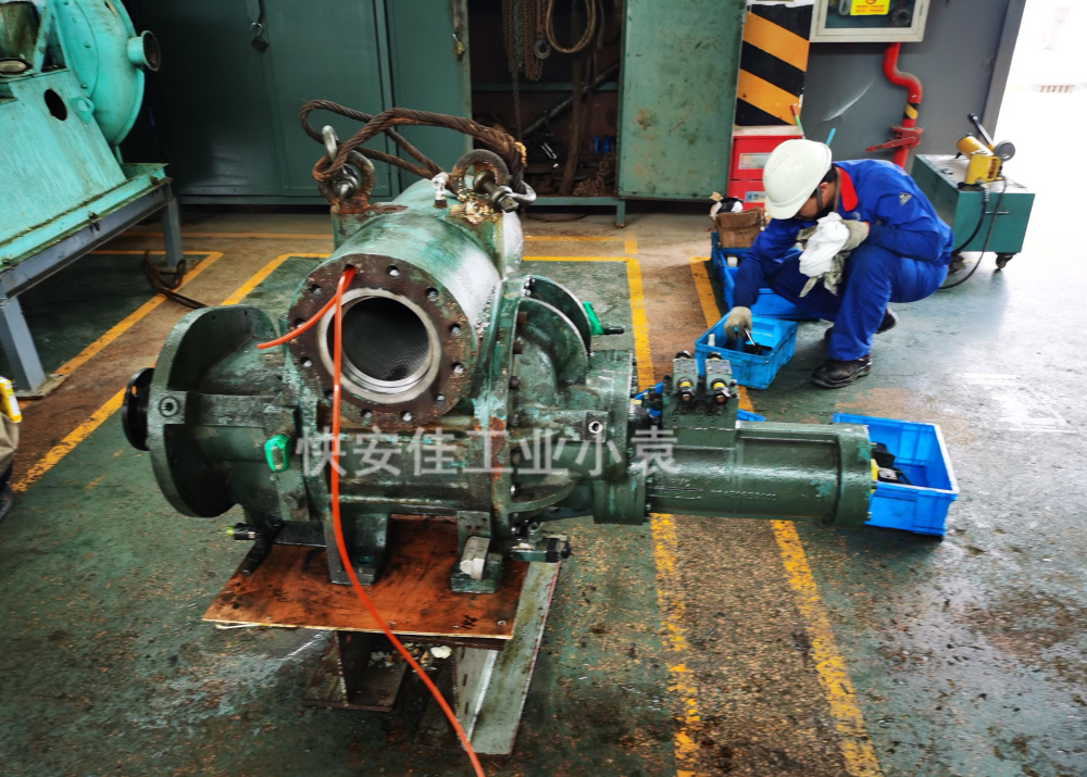 山东化工约克低温工业冷冻螺杆压缩机轴承维修保养机头大修